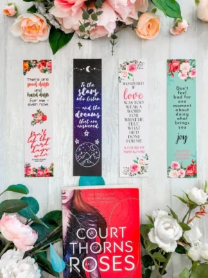 A Court of Thorns & Roses Inspired Bookmarks