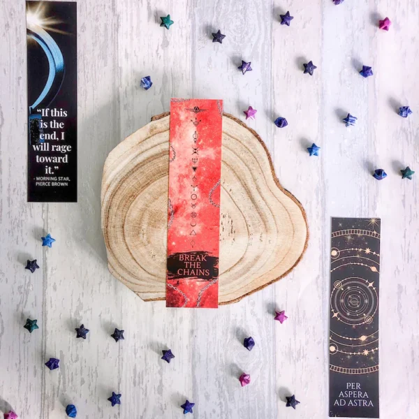 Red Rising Inspired Bookmarks