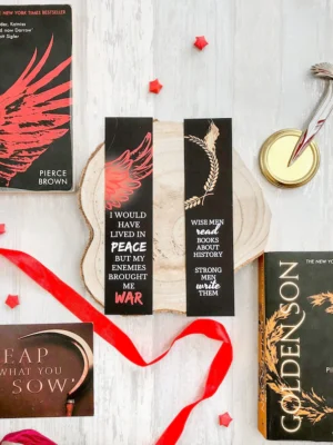 Red Rising Inspired Bookmarks