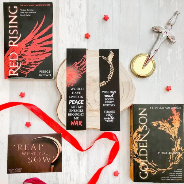 Red Rising Inspired Bookmarks